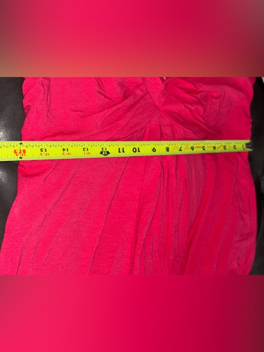 INC International Concepts Pink V-Neck Dress Petite M Flowy Casual NWT - Picture 9 of 10